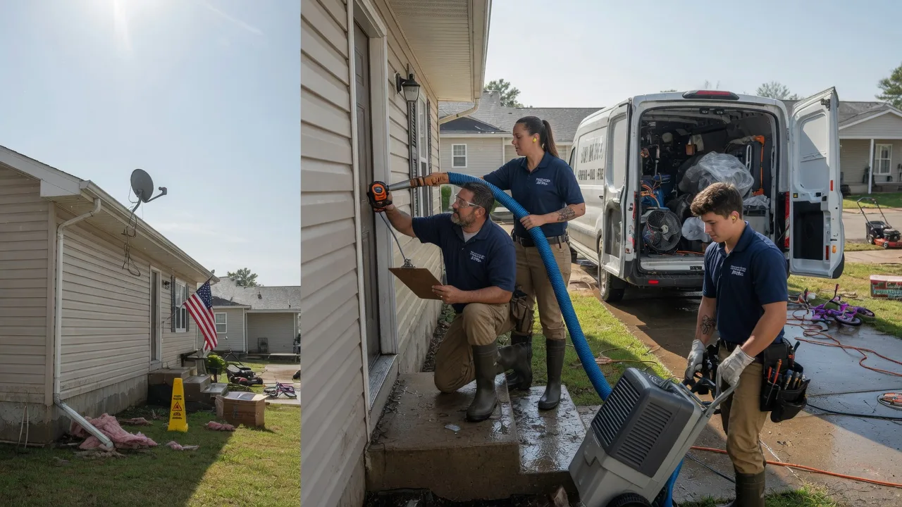 Ceiling Water Damage Restoration in Conneautville, PA near me